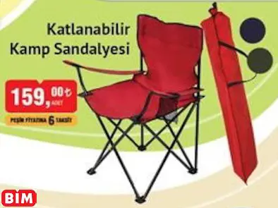 KATLANABİLİR KAMP SANDALYESİ KATLANABİLİR KAMP SANDALYESİ